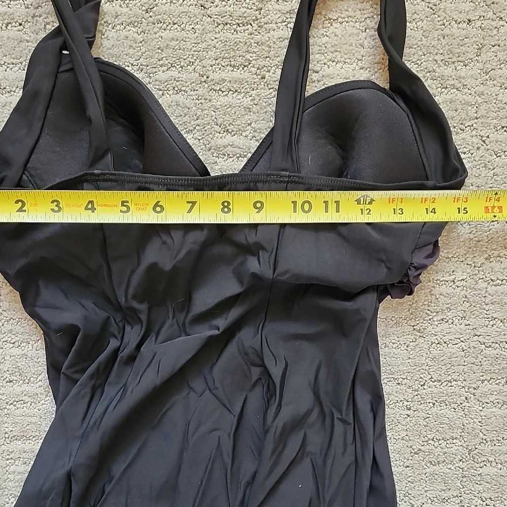 Newport News Black One-Piece Swimsuit